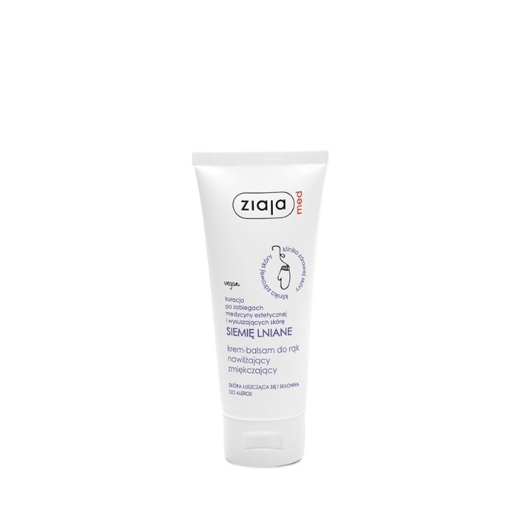 Ziaja Med Linseed Crème-baume mains hydratante et adoucissante 100 ml