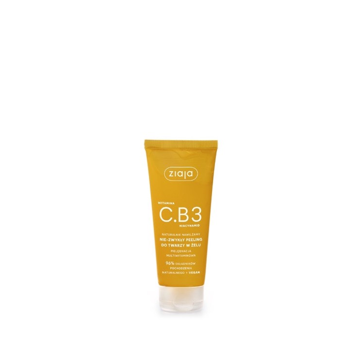 Ziaja Witamina C.B3 Niacynamid Gel Peeling Insolite pour le Visage 100 ml