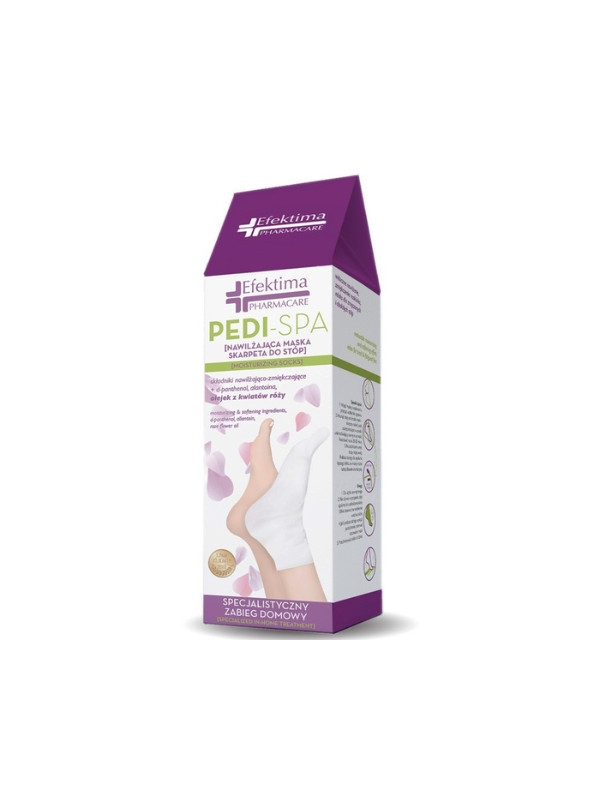 Шкарпетки для ніг Efektima Pedi-Spa Mask Moisturizing, 1 пара