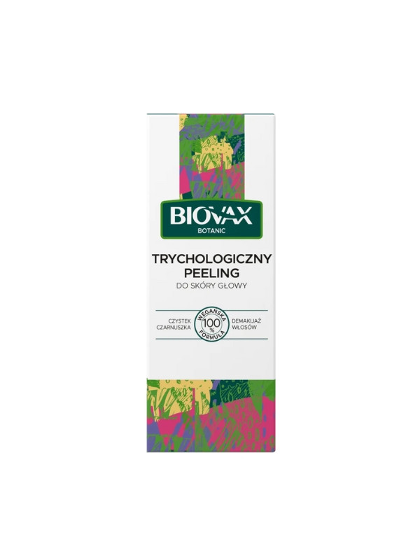 Biovax Botanic Трихологічний Peeling шкіри голови Цистус і чорний кмин 125 мл