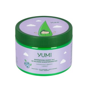 Yumi Blueberry Mask voor laag poreus haar 300 ml