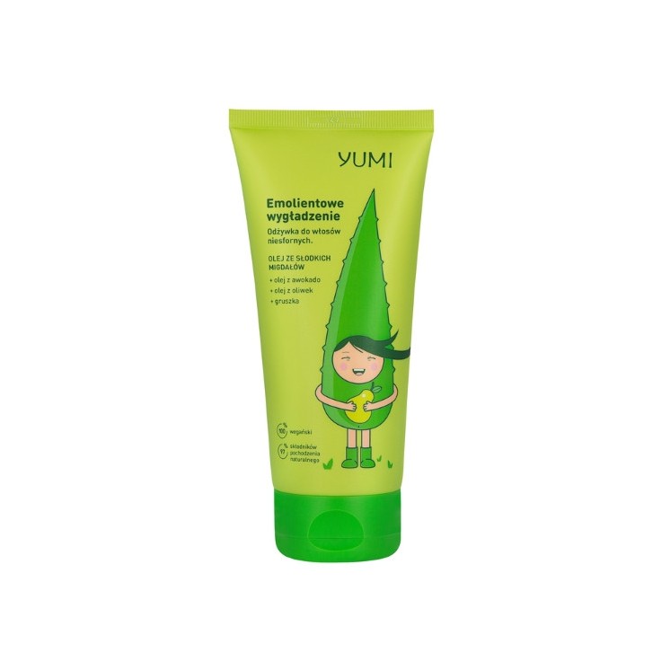 Yumi Emollient smoothing Conditioner voor weerbarstig haar Peer 200 ml