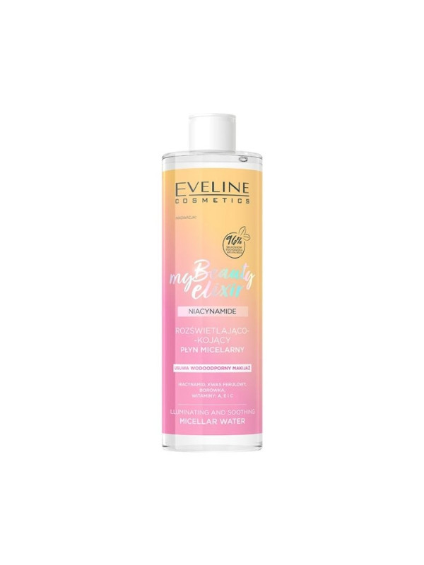 Освітлюючий і заспокійливий міцелярний флюїд Eveline My Beauty Elixir 400 мл