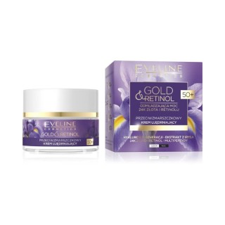 Eveline Gold & Retinol 50+ verstevigende anti-rimpel gezichtscrème 50 ml