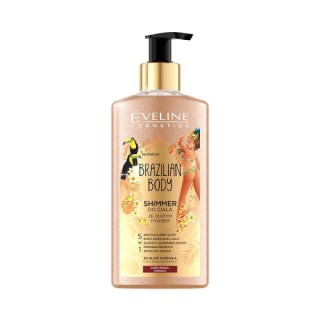 Eveline Brazilian Body Shimmer met goudstof 150 ml