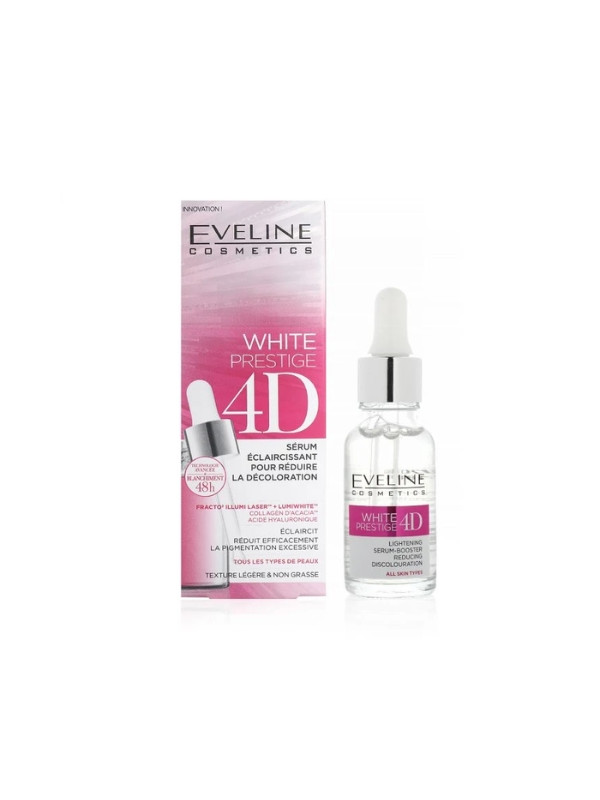 Eveline White Prestige 4D Освітлююча Serum для обличчя від знебарвлення 18 мл