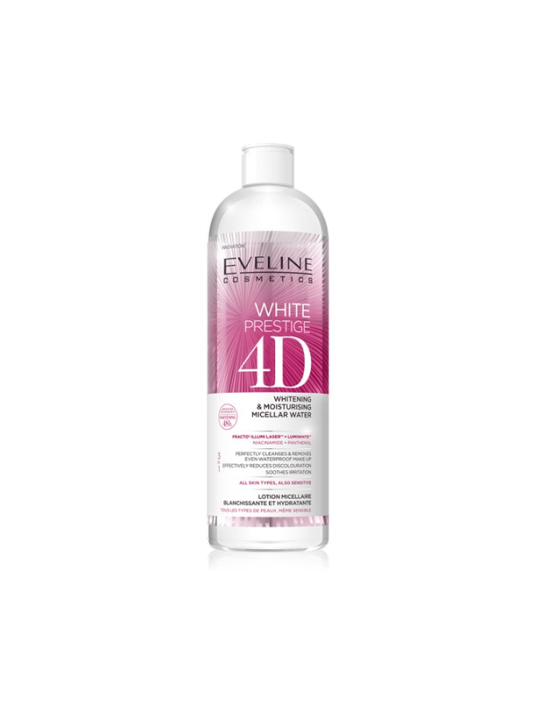 Eveline White Prestige 4D moisturizing Whitening micellar water 500 ml