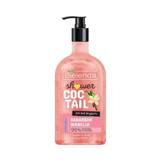 Bielenda Body Coctail Shower Gel Rhubarb + Vanilla 400 ml