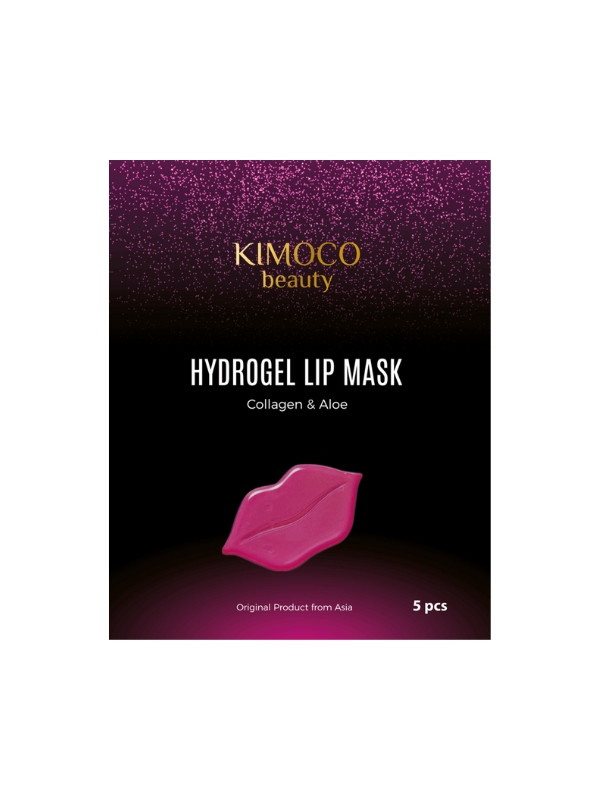 Kimoco Beauty hydro гелева зволожуюча маска для губ 5 шт