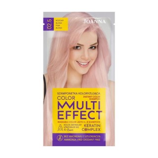 Joanna Multi Effect Color Coloring haarshampoo /02, 5 / Roze Blond