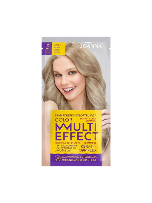 Joanna Multi Effect Color Colouring shampoo /03, 5 / Сріблястий Blond