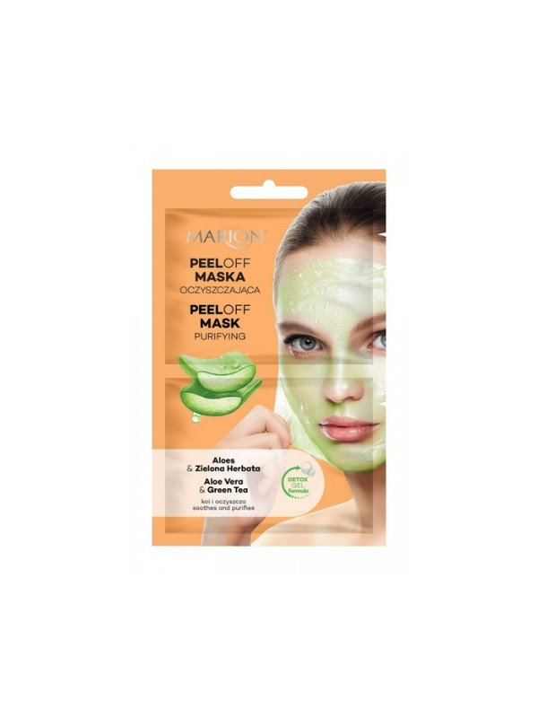 Marion Face Mask Peel-off Cleansing Aloe & Green Tea