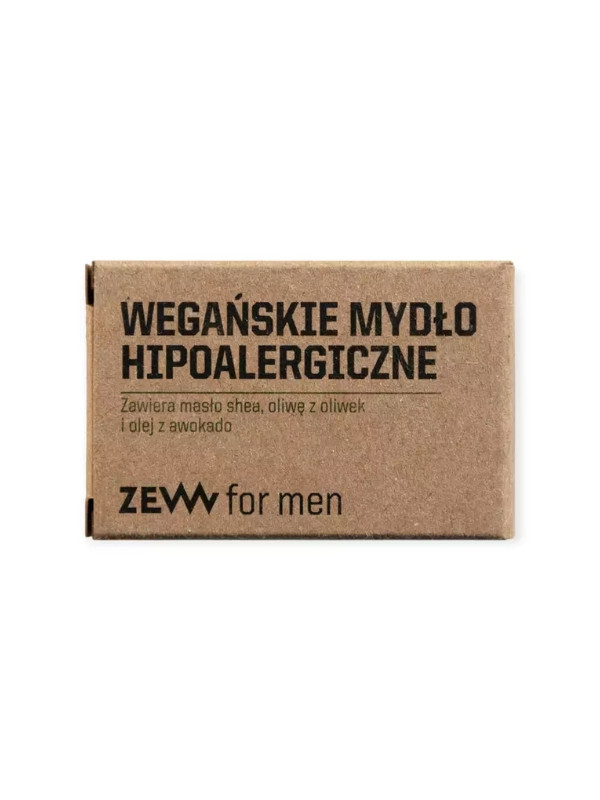 Zew for Men vegan Hypoallergenic soap for men 85 ml