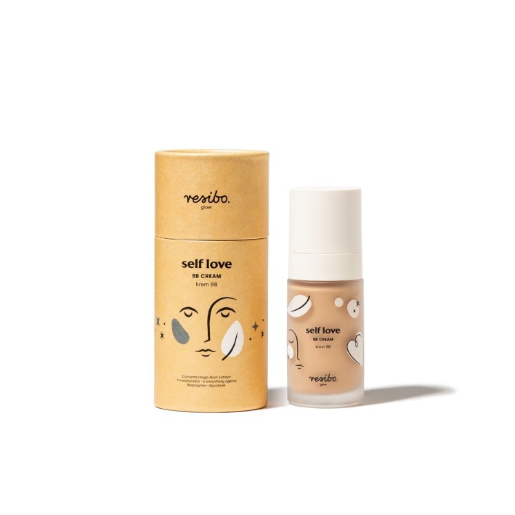 Resibo Glow Self Love BB Gesichtscreme Natural Beige SPF6 6 30 ml