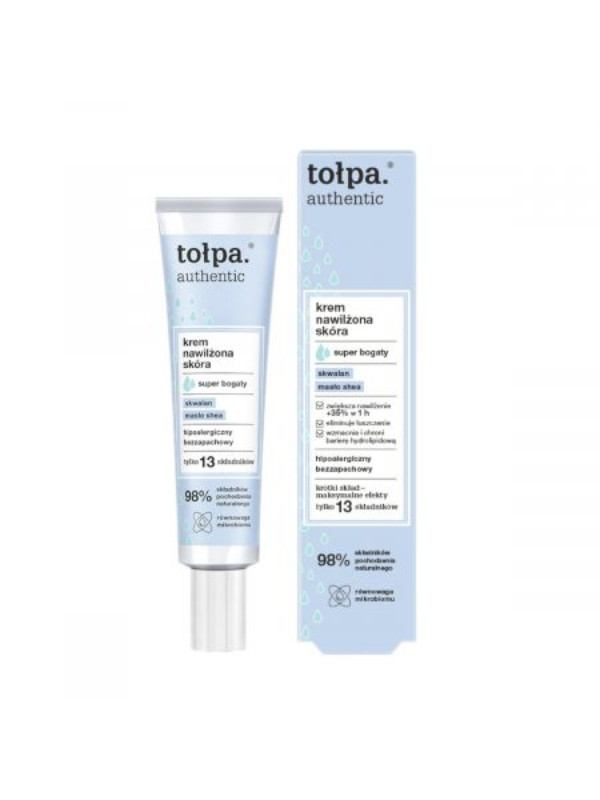 Tołpa Authentic super rich face cream moisturized skin 40 ml