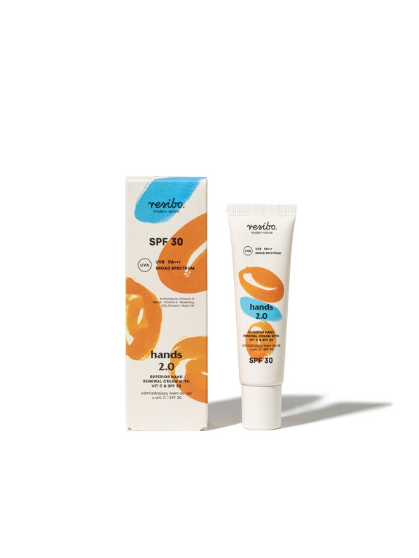 Resibo Hands 2.0 odmładzający Krem do rąk z Witaminą C i SPF30 30 ml