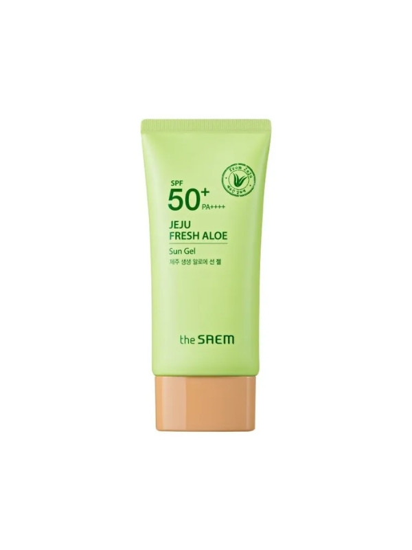 Сонцезахисний крем-гель The Saem Jeju Fresh Aloe SPF50 +