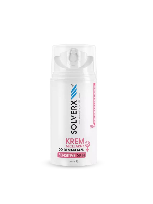 Solverx Sensitive Skin Krem micelarny do mycia i demakijażu 100 ml