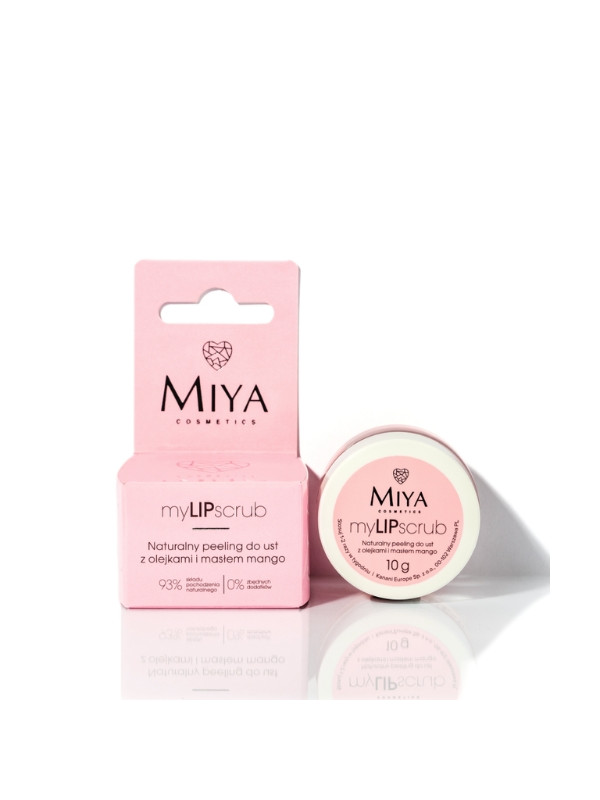 Miya Cosmetics myLIPscrub natural Lip Peeling with Oils and Mango Butter 10 gMiya