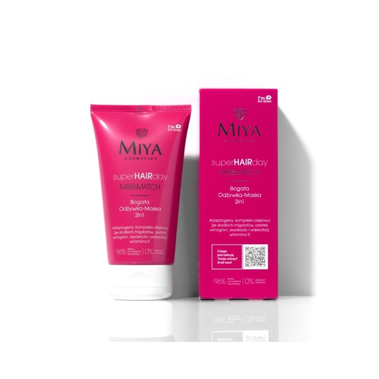 Miya Cosmetics superHAIRday bogata Odżywka-maska do włosów 2in1 150 ml