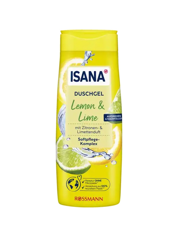 Гель для душу Isana Lemon і Lime 300 мл