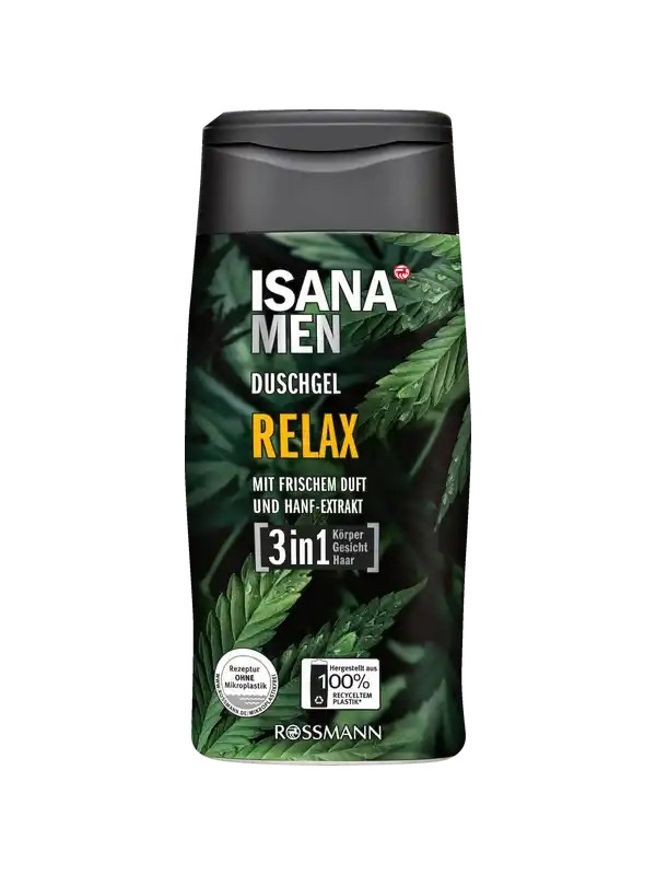 Isana Men Гель для душу для чоловіків 3in1 Relax 300 мл