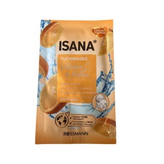 Isana Vitamin C & Koffein face sheet mask 1 piece