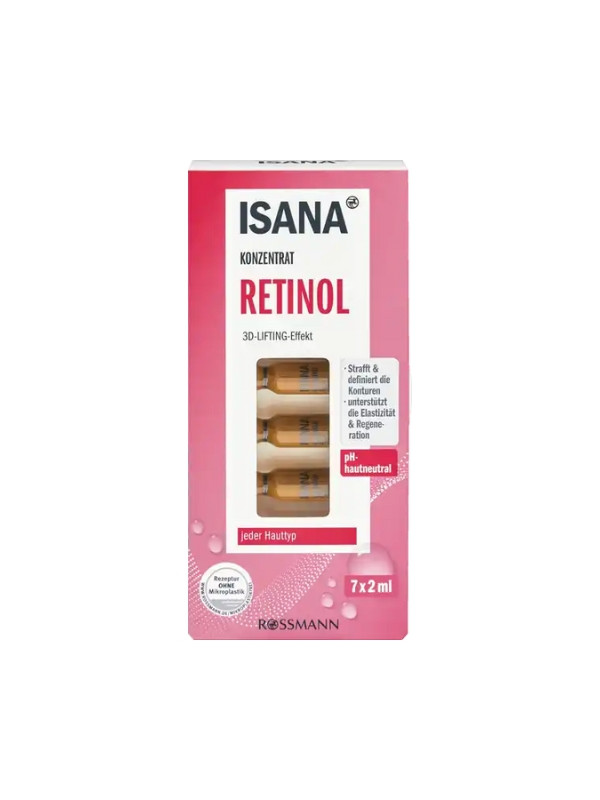 Isana Концентрат для обличчя в ампулах Retinol 7 х 2 мл