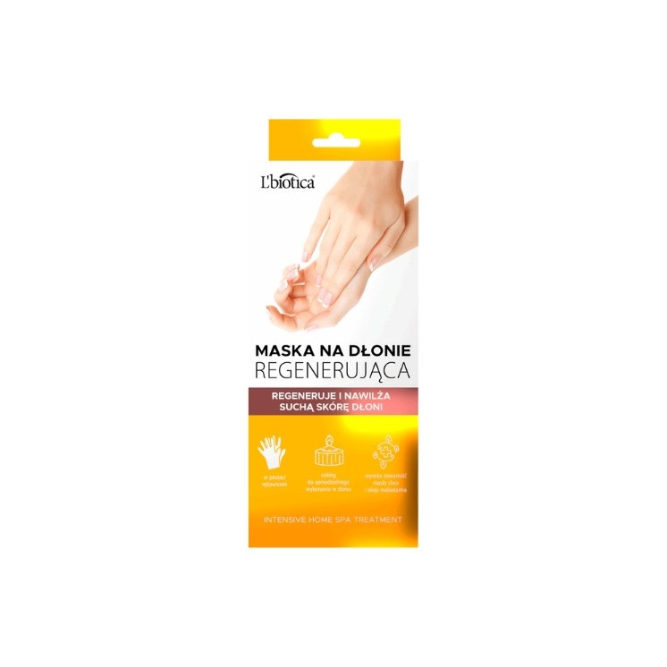 Masque régénérant pour les mains L'biotica (1 pièce)