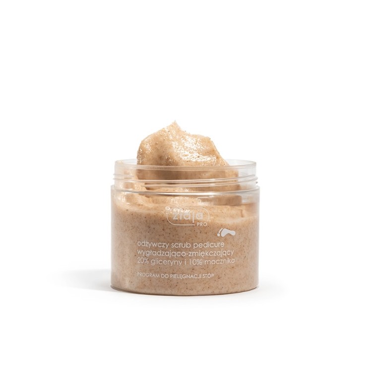 Ziaja Pro pedicure gommage nourrissant pour les pieds lissant et adoucissant à la glycérine et à l'urée 300 ml