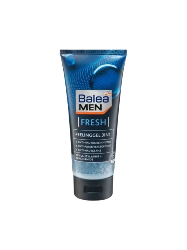 Balea Men Peeling Face Washing Gel 3in1 Fresh 100 мл
