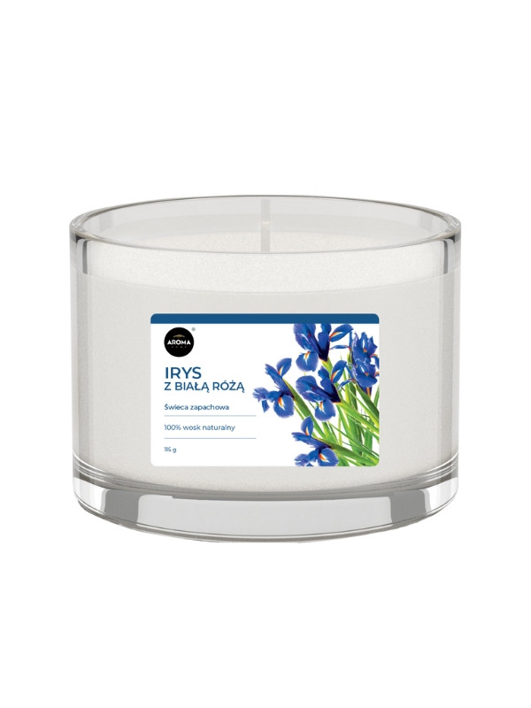 Ароматична свічка Aroma Home Iris with White Rose 115 г