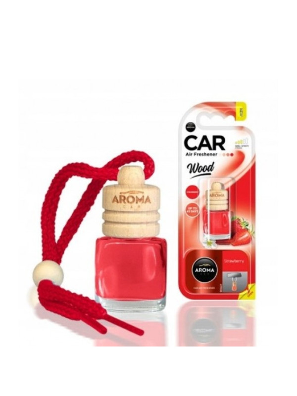 Aroma Car Wood Car air freshener Strawberry 6 ml