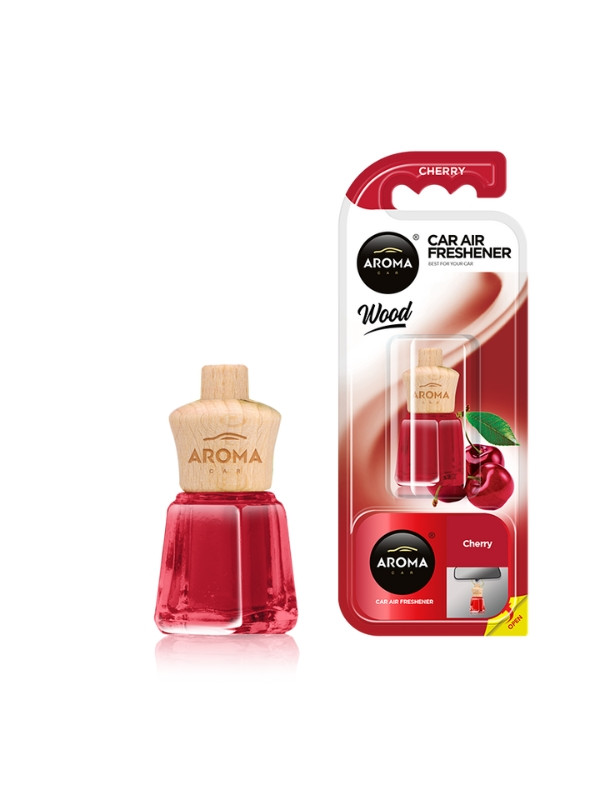 Aroma Car Wood Mini Odświeżacz powietrza do samochodu Cherry 4 ml