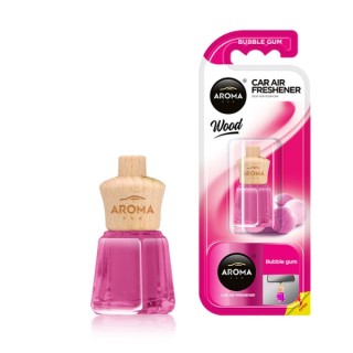 Aroma Car Wood Mini Odświeżacz powietrza do samochodu Bubble Gum 4 ml