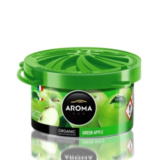 Aroma Car Organic Auto luchtverfrisser Green Apple 40 g