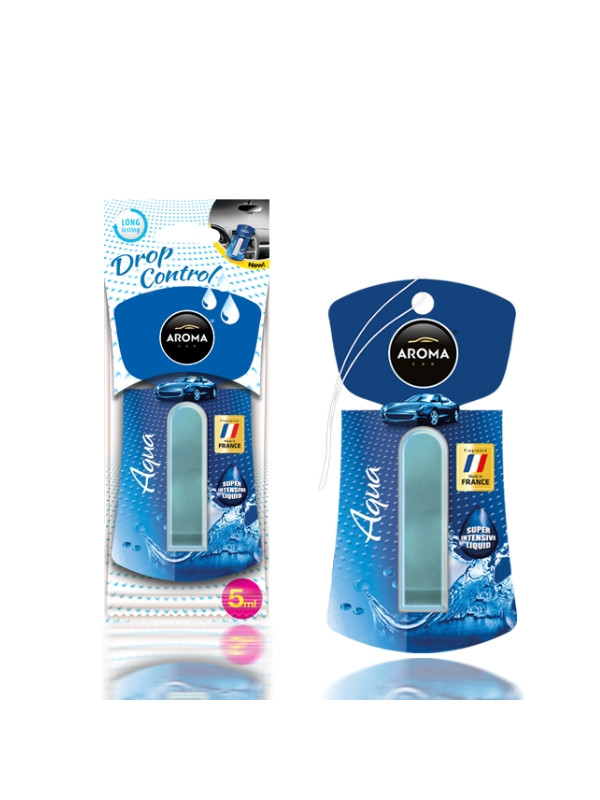 Aroma Car Drop Control Zawieszka zapachowa do samochodu Aqua 5 ml