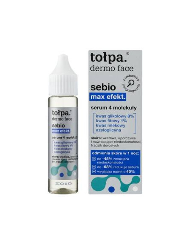 Tołpa Dermo Face Sebio Max Effect. Serum для обличчя 4 молекули 20 мл