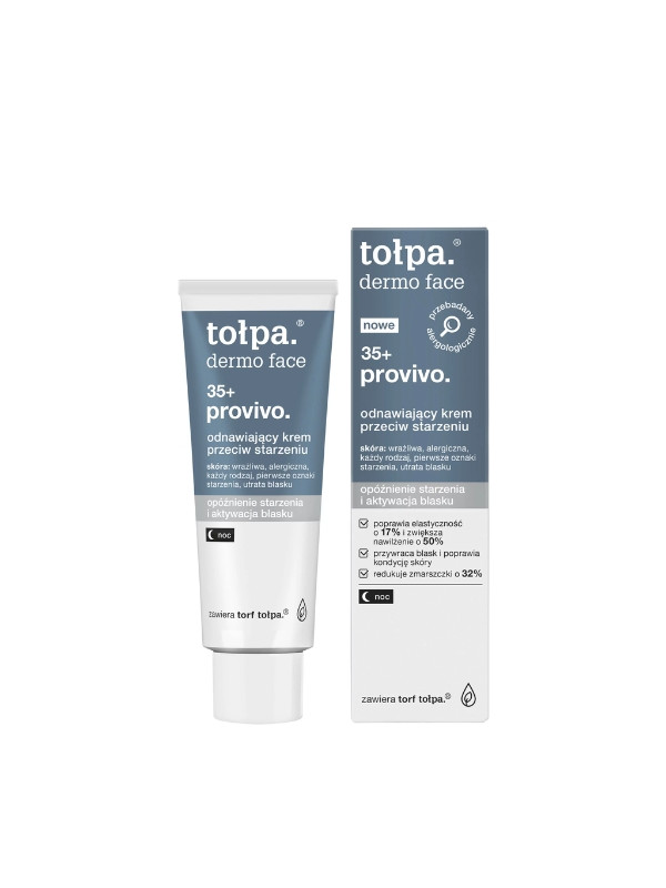 Tołpa Dermo Face 35+ Provivo. rejuvenating anti-aging night face cream 40 ml