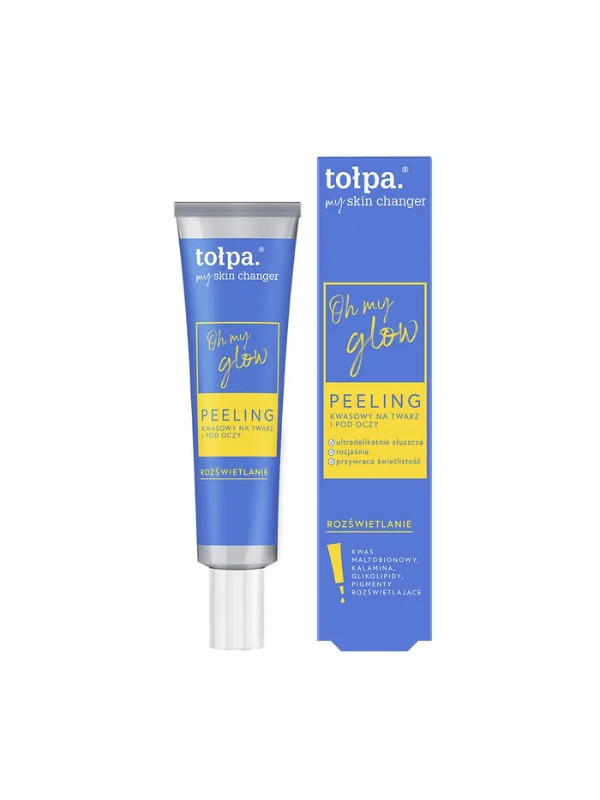 Tołpa My Skin Changer Oh My Glow Acid Face and Eye Peeling 40 ml