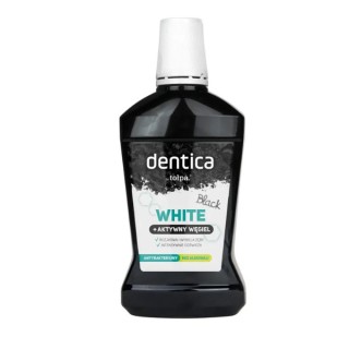 Tołpa Dentica Płyn do płukania jamy ustnej Black White 500 ml