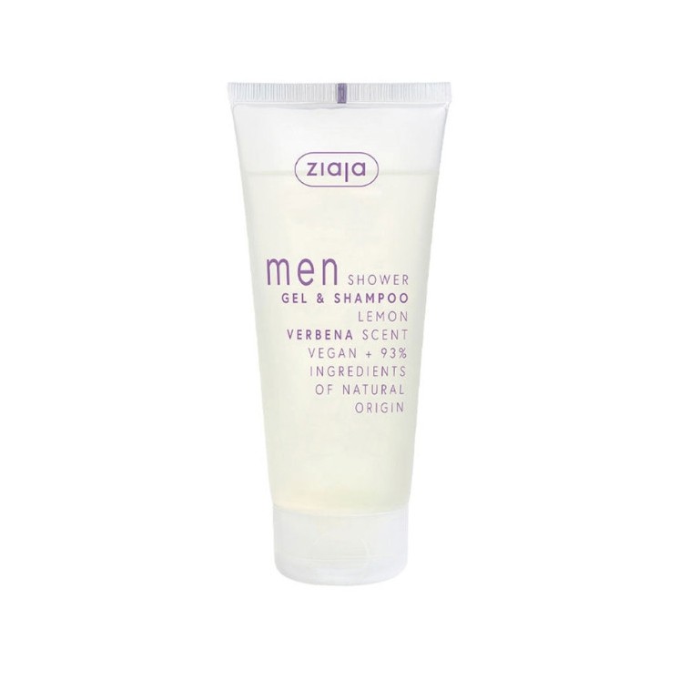 Gel douche et shampoing Ziaja Yego Verveine citronnée 200 ml