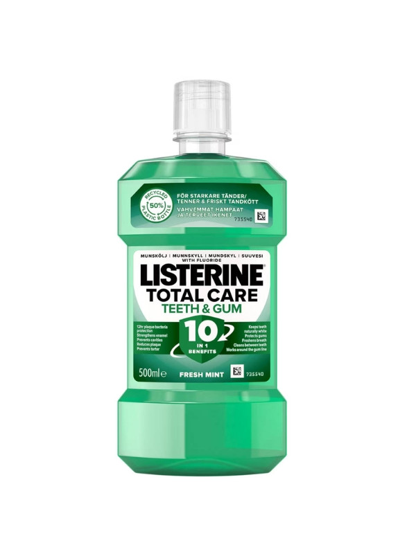 Ополіскувач для ротової порожнини Listerine Total Care Teeth & Gum 500 мл