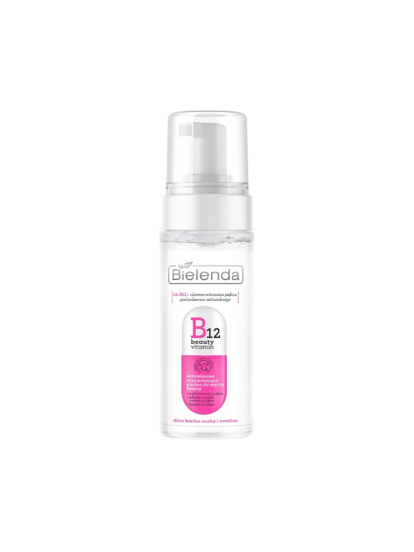 Очищаюча пінка для обличчя Bielenda B12 Beauty Vitamin Cleansing 150 мл