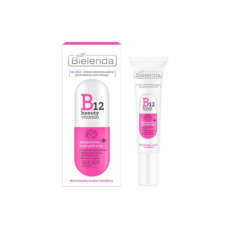 Bielenda B12 Beauty Vitamin witaminowy Krem pod oczy 15 ml