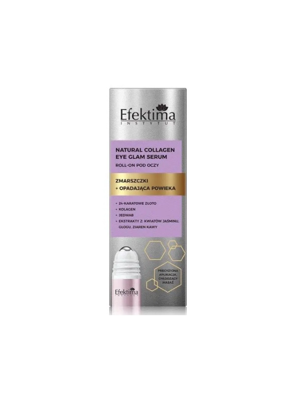 Efektima Natural Collagen Roll on Eye Wrinkles + Drooping eyelid 15 ml