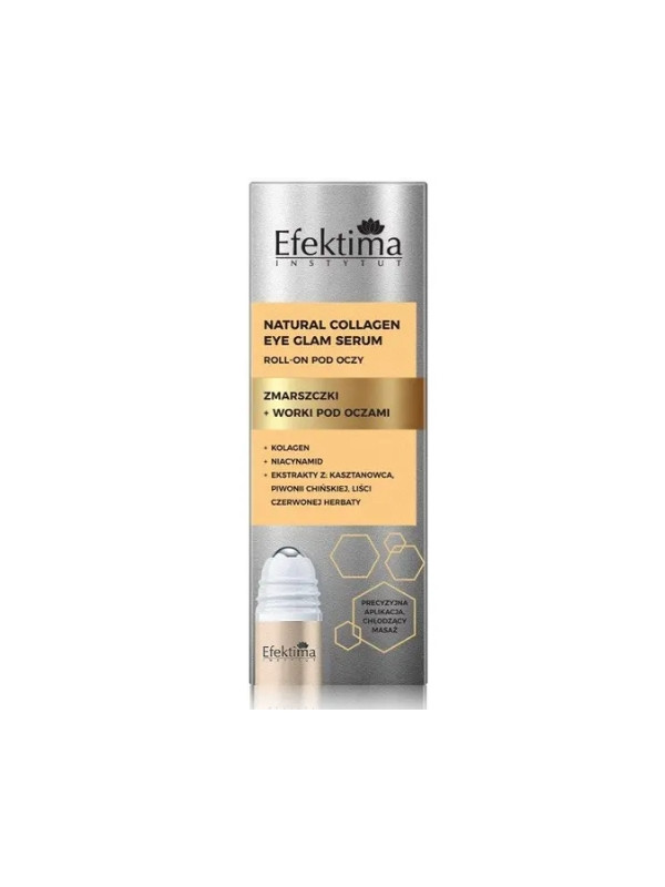 Efektima Natural Collagen Roll on під очі Зморшки + Мішки під очима 15 мл