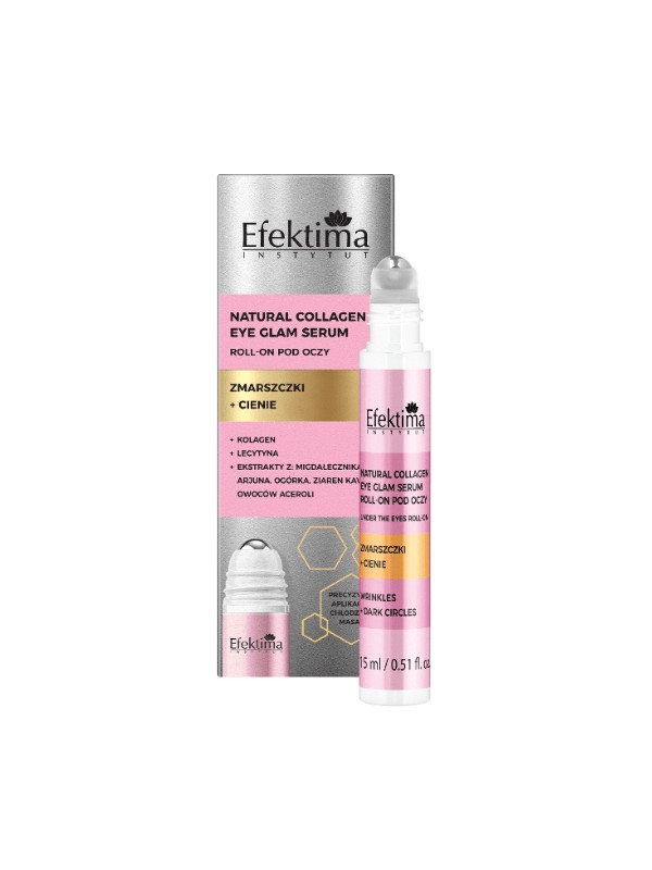 Efektima Natural Collagen Roll on Eye Rimpels + Shadows 15 ml