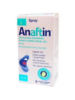 Anaftin oral spray 15 ml