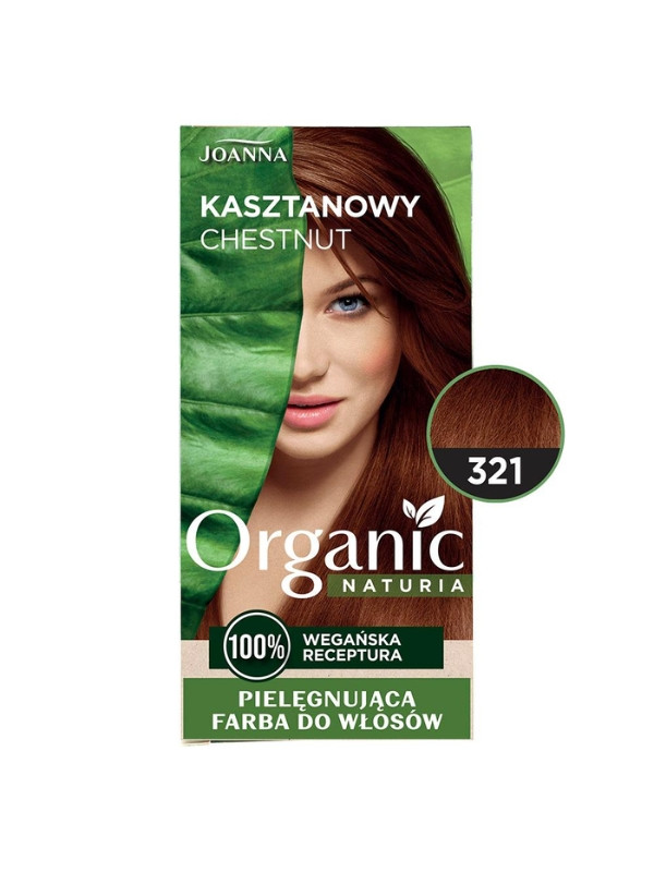 Joanna Naturia Organic Vegan Фарба для волосся /321/ Каштан